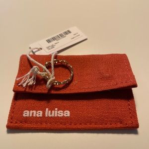 14k gold plated Ana Luisa ring size 6